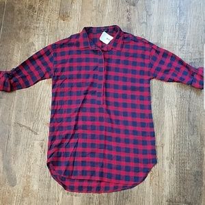 NWT Plaid tunic